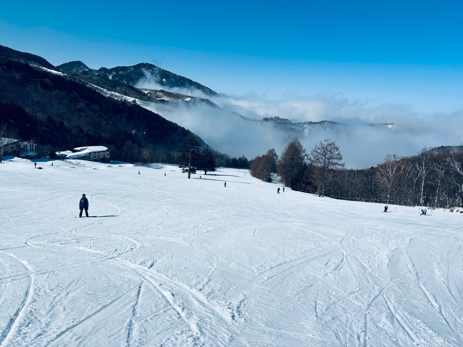 志賀高原 寺小屋、高天ヶ原、一の瀬スキー場