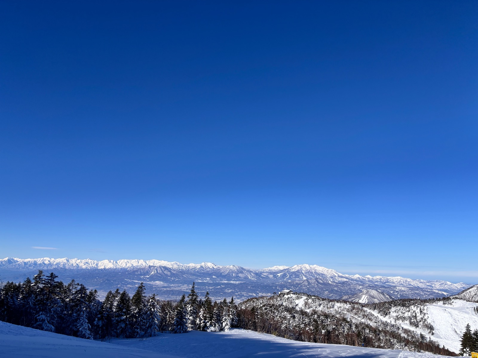 志賀高原 寺小屋、高天ヶ原、一の瀬スキー場